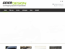 Tablet Screenshot of geierdesign.com